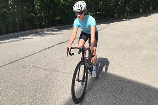 Cyclist Phaedra Kennedy's Strive for Comfort