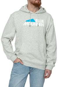 Hoodie with Blue MTN logo in White/Blue
