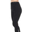 Load image into Gallery viewer, Women&#39;s warming EXTREME WOOL thermo full-length leggings. In the colour black, these high-waisted leggings feature grey shape enhancing lines down the side of the garment