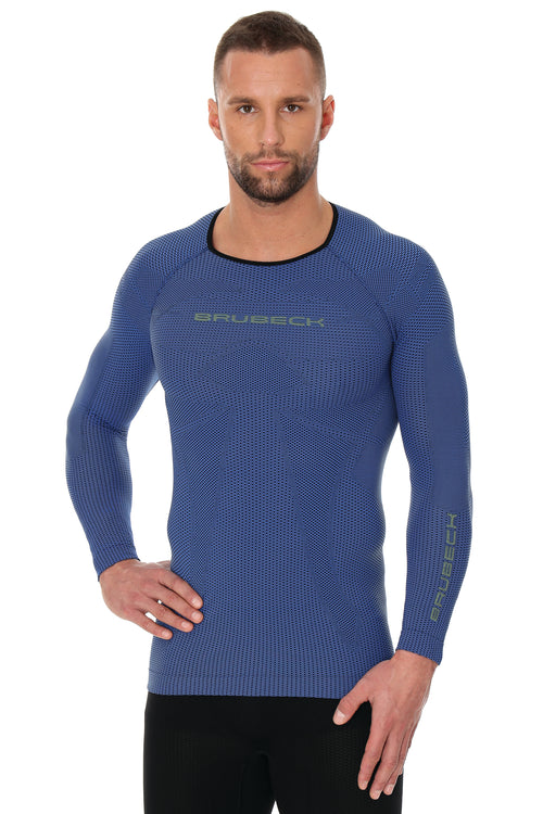 Men's Top 3D Run PRO Long Sleeve Dark Blue 