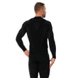 Load image into Gallery viewer, Men&#39;s THERMO long-sleeve base layer in sleek black. With the BRUBECK logo between the shoulder blades 