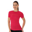 Load image into Gallery viewer, Women&#39;s 3D run pro raspberry coloured t-shirt. Developed custom for women to reach optimal performance during any workout. 